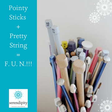 Pointy Sticks + Pretty String = FUN