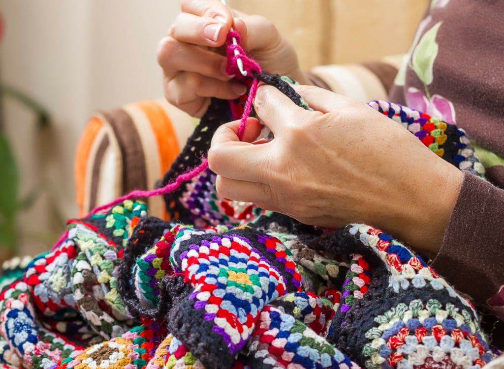 Take care of yourself: stitch a little every day.