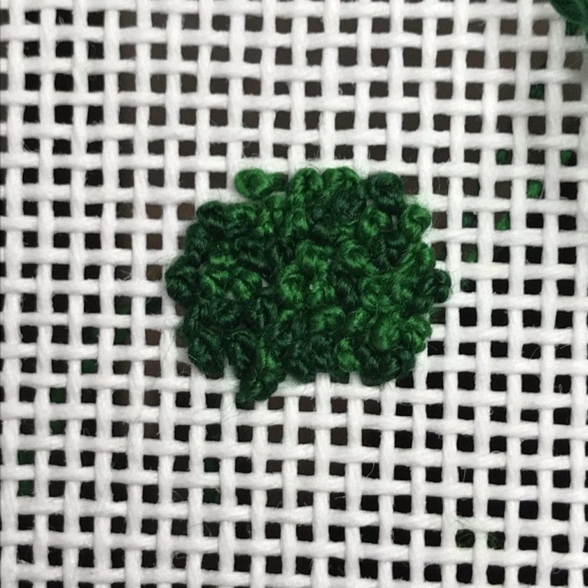 French knots are fun to make!