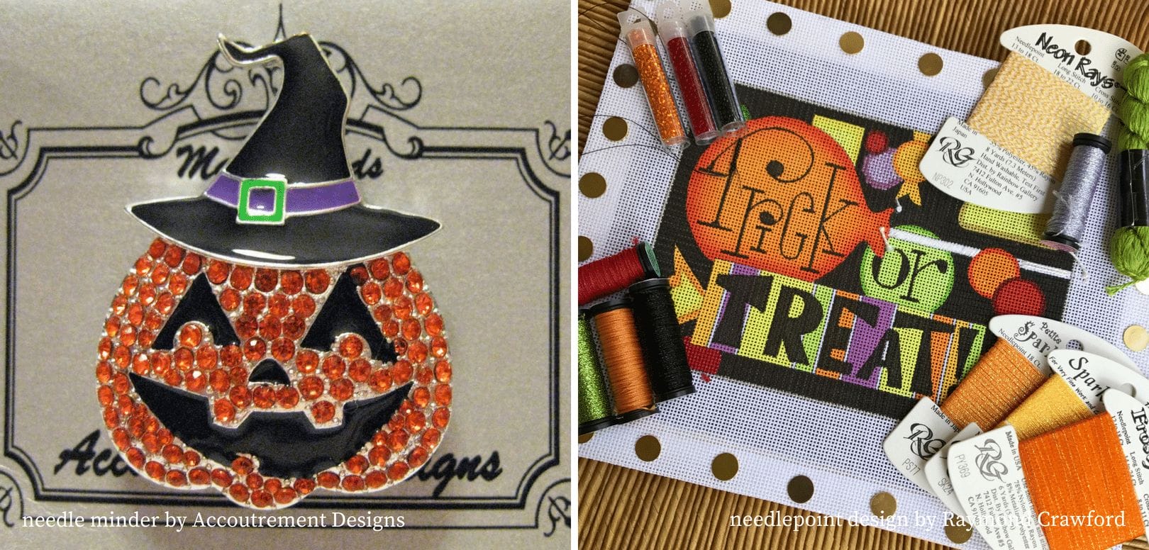 Match a needle minder to your next needlepoint project!