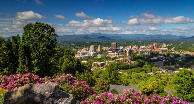 Welcome to Asheville, North Carolina - in the beautiful Blue Ridge Mountains.