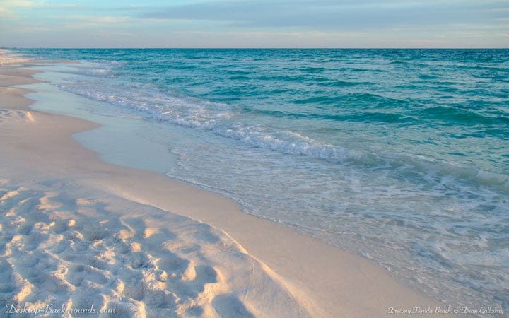 Sun, surf, and sand at beautiful Seaside, Florida.