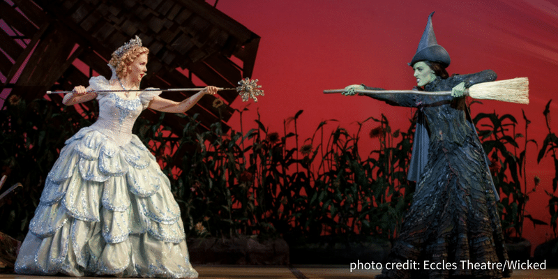 The tied pavilion stitch is a terrific needlepoint stitch for dazzling dresses like this one Glenda the Good Witch is wearing.