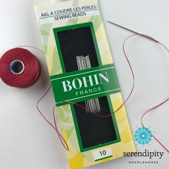 Bohin's size 10 beading needles are my all-time favorites!