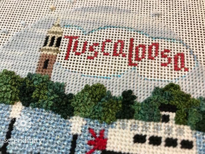 All that's left to do is stitch the cloud! Hooray!