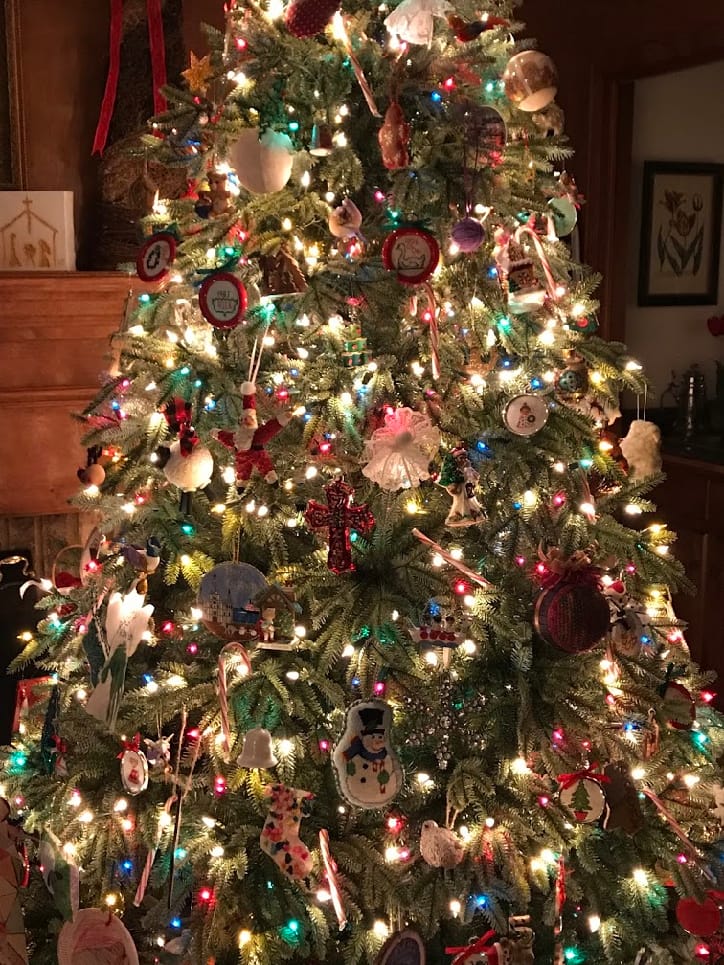 The Johnson family Christmas tree, 2018.