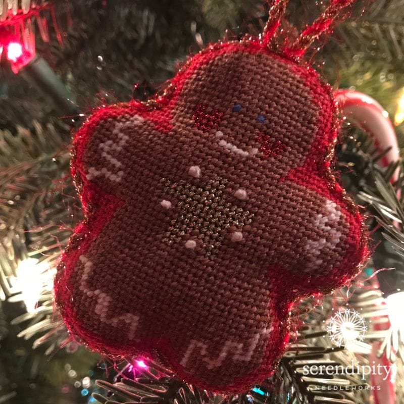 Gingerbread man by Princess and Me Designs.