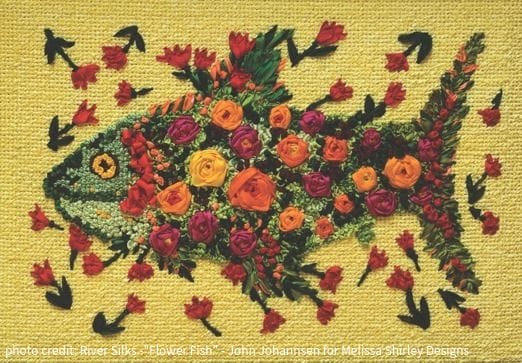 "Flower Fish" by John Johannsen for Melissa Shirley Designs