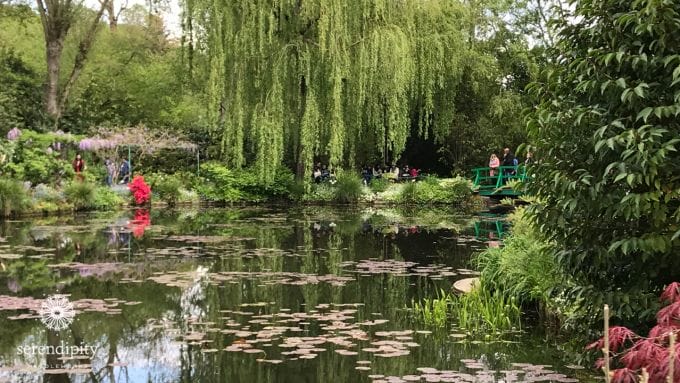 The water garden at Monet's home in Giverny.
