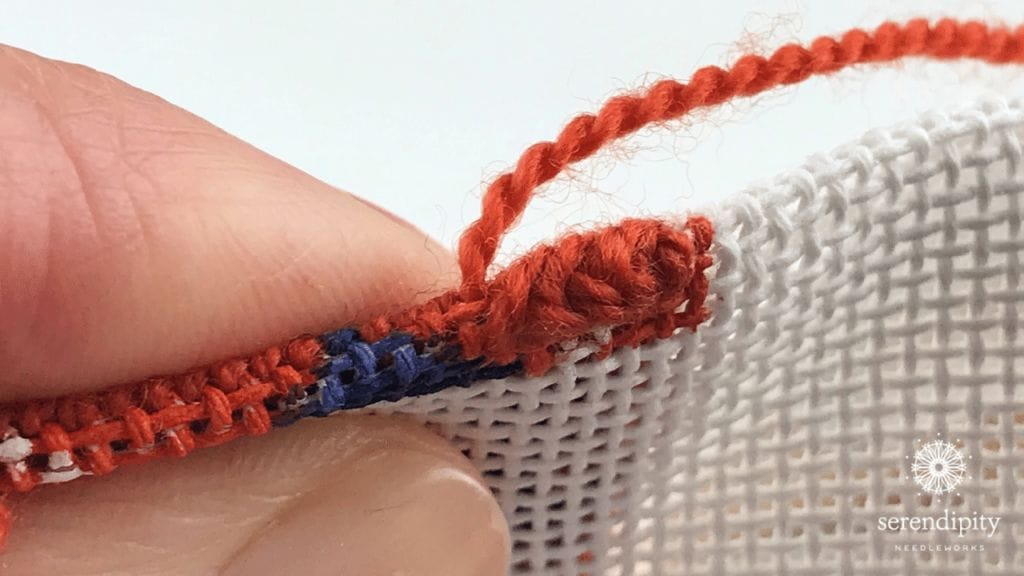 Here's what your binding stitch should look like.