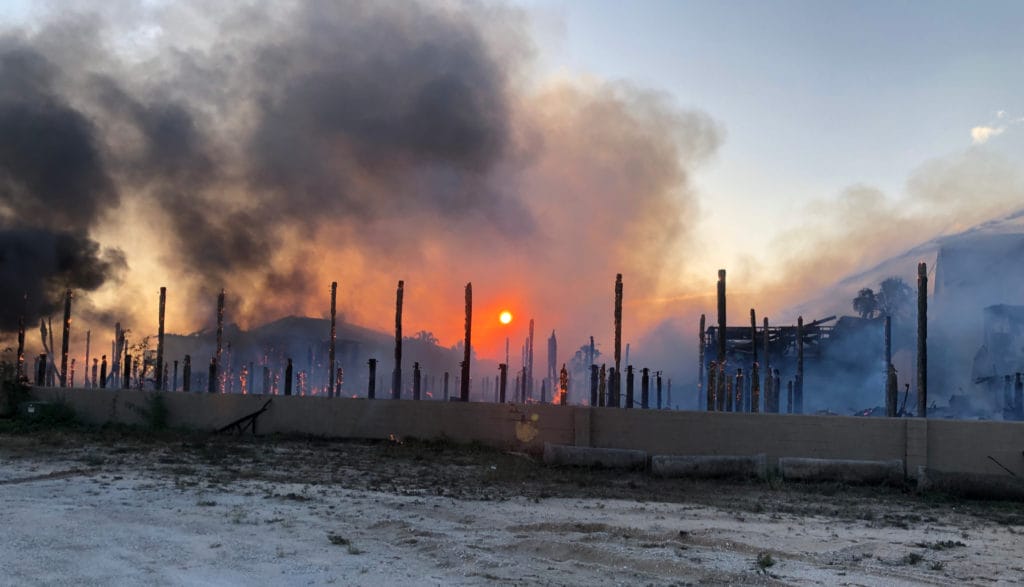 Key Harbour fire on June 19, 2019