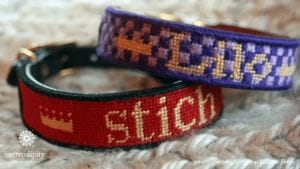 Use the binding stitch to create a polished edge on pet collars.