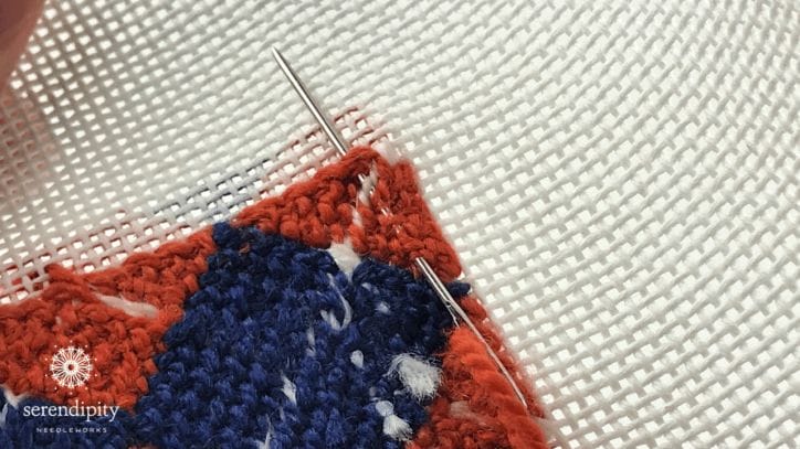Stitching Flowers on the Double Straight Cross - Serendipity