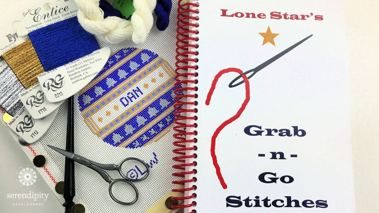 Grab-n-Go Stitches_Blog Post Main Image Grab-n-Go Stitches is a terrific book to add to your needlepoint library!