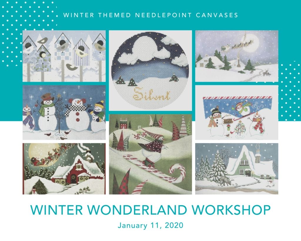 Learn how to apply the stitches to real canvases.