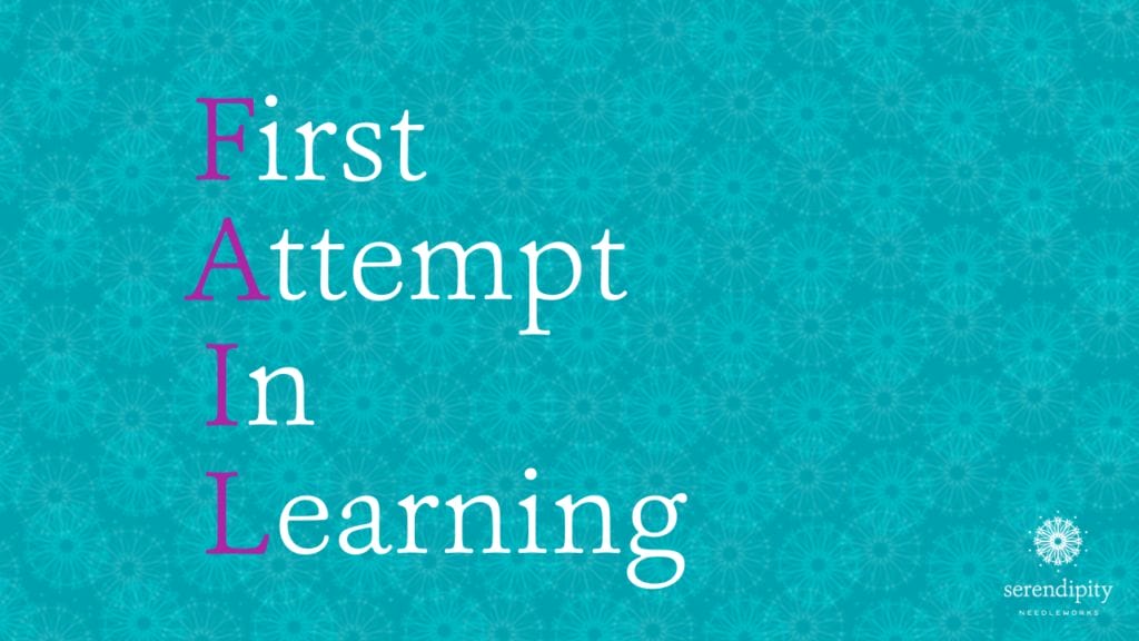 You're never a failure, unless you quit trying.