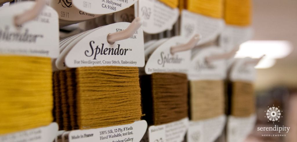 Splendor silk thread is a terrific option for stitching bird feathers.