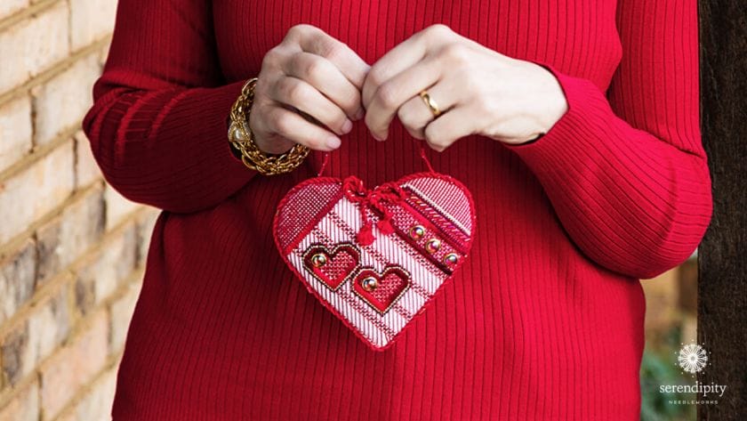 Hearts for Hospice began as a service project for the Greater Kansas City Needlepoint Guild.