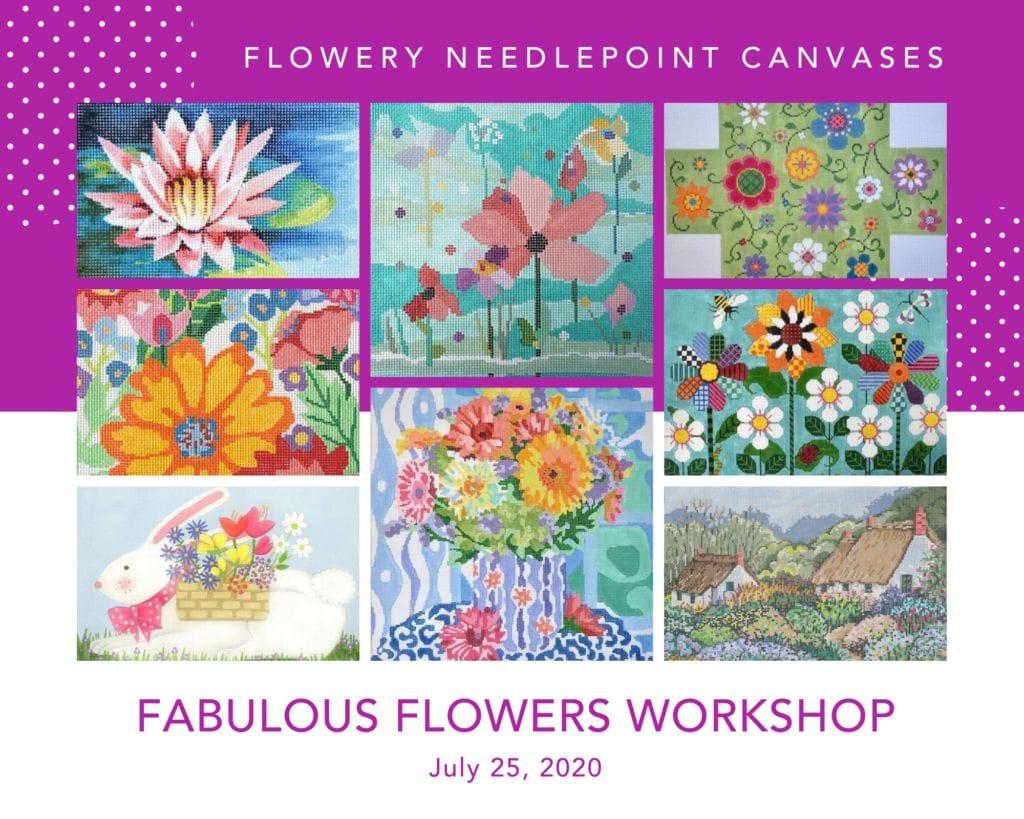 Fabulous Flowers Needlepoint Workshop