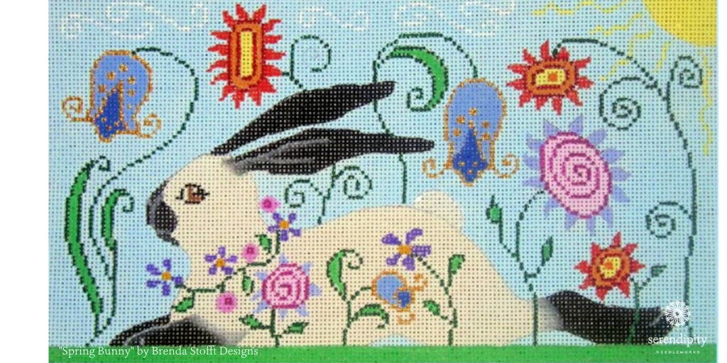 Loop stitches are a terrific way to add texture, movement, and perspective to your needlepoint projects.