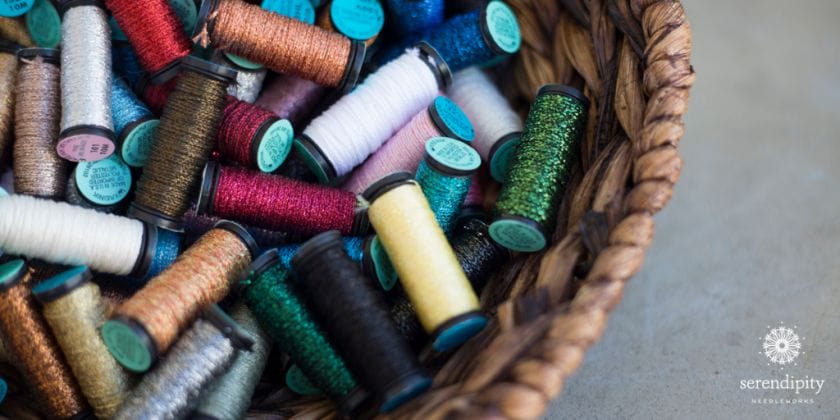 Glisten & Grandeur Thread - Assorted Colors fiber for needlepoint