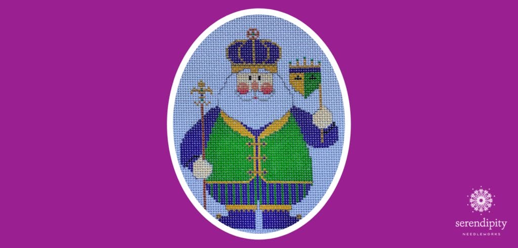 Mardi Gras Santa by Carol DuPree