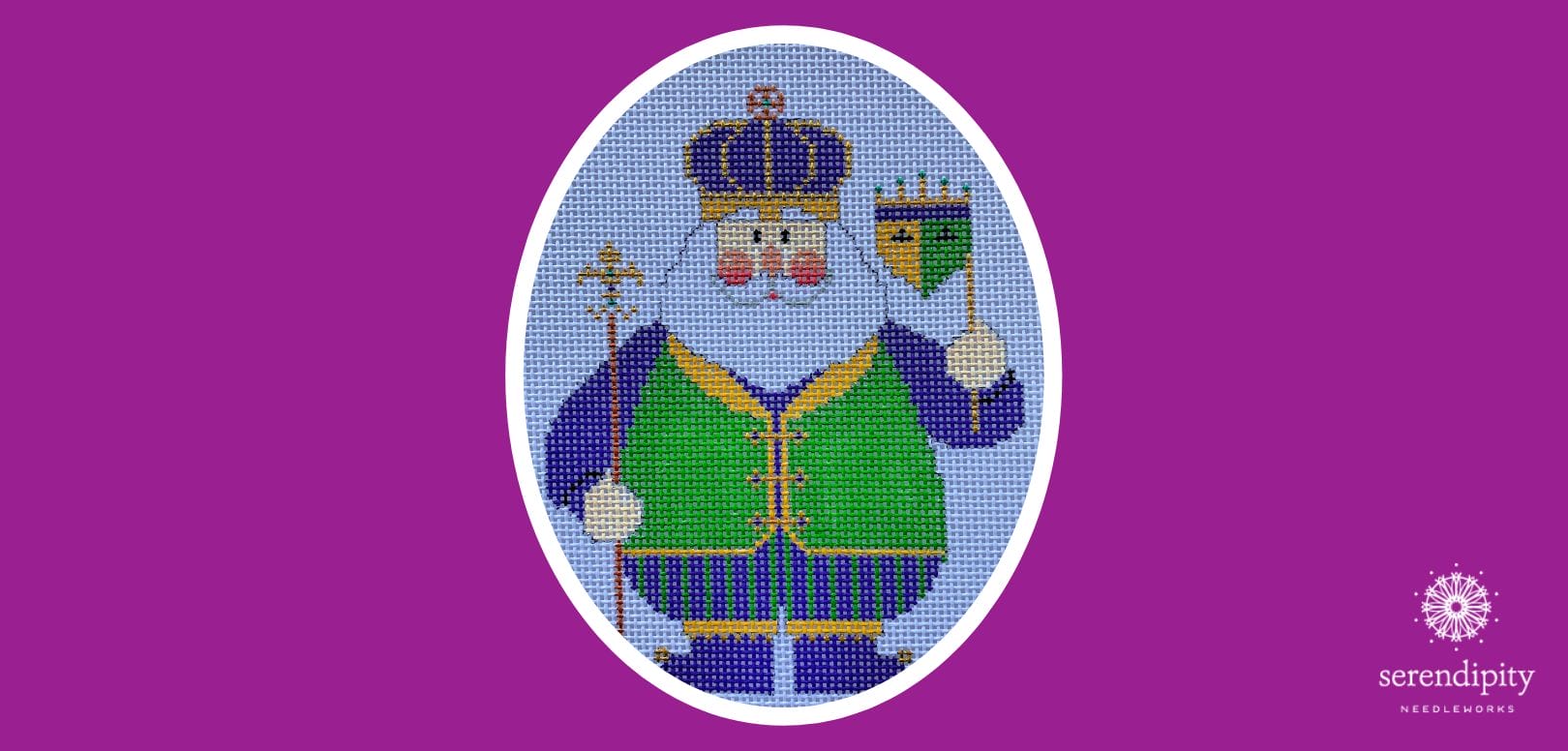 Mardi Gras Santa by Carol DuPree