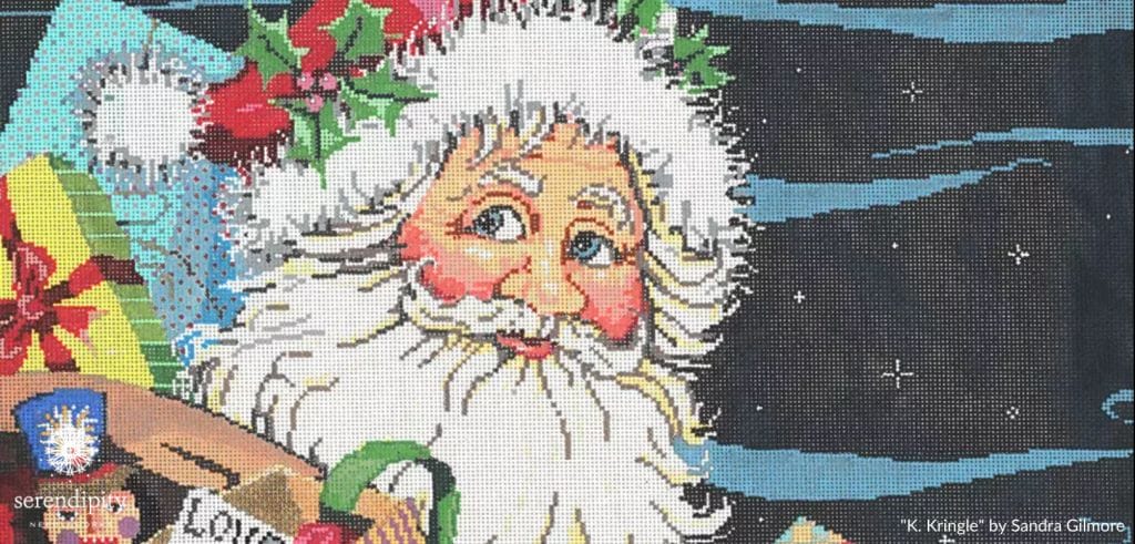 K. Kringle by Sandra Gilmore - Stitches for Santa's Beard
