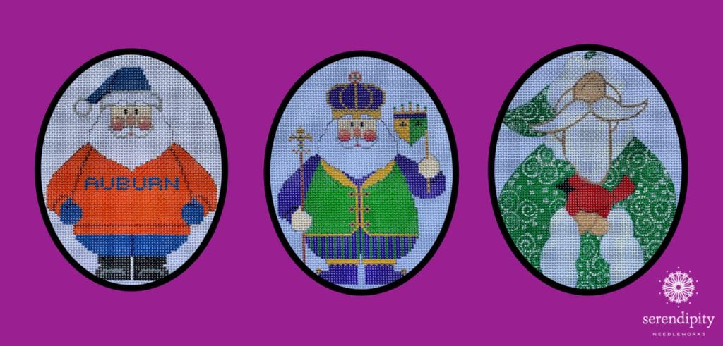 Which Santa should I stitch for my December project?
