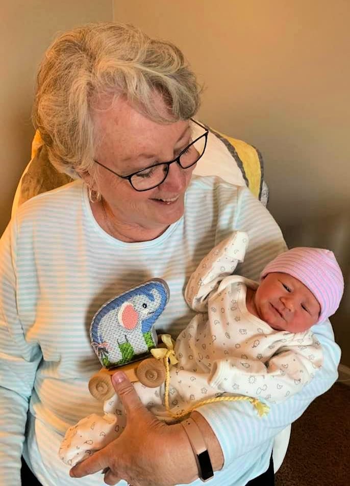 A future member of The Stitcher's Club?