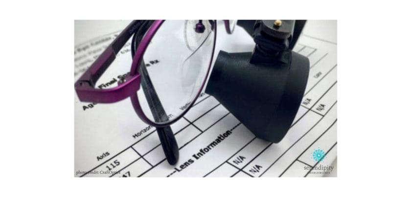 CraftOptics can be customized to your eyeglasses prescription.