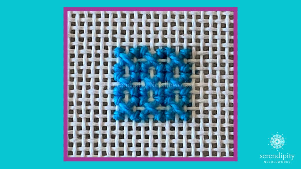 The rice stitch is incredibly versatile - and it's not hard to do! 