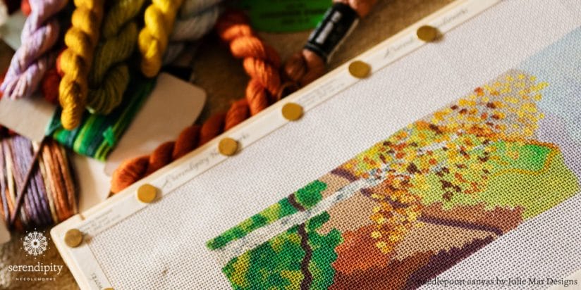 Learn the fundamentals of needlepoint in Needlepoint Made Easy with Ellen Johnson as your needlepoint guide. 