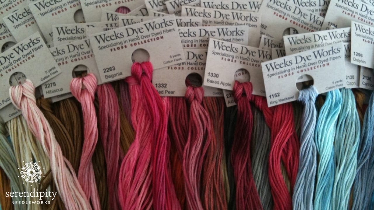 All About Weeks Dye Works Floss - Serendipity Needleworks