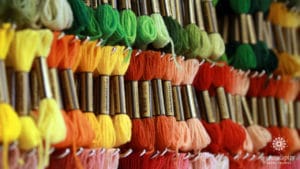Wool needlepoint thread is a classic for stitching any kind of canvas.