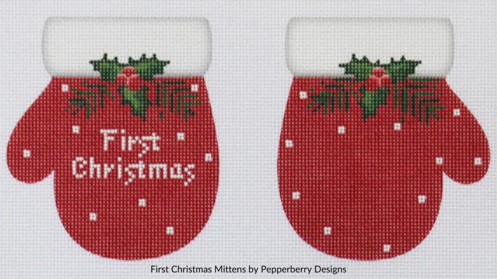 These mittens would also make a cheerful keepsake for baby's first Christmas. 