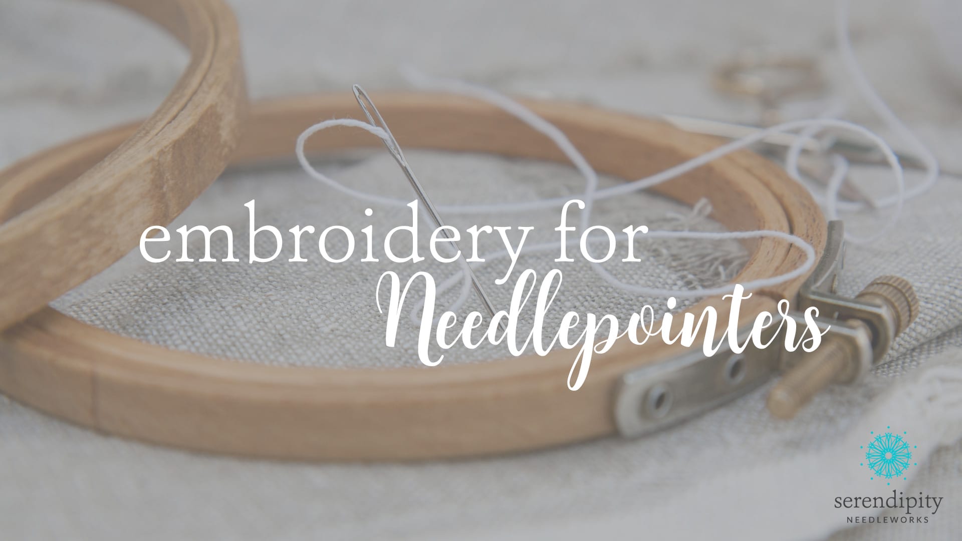 Surface Embroidery for Needlepointers, a new workshop with Ellen Moore Johnson.