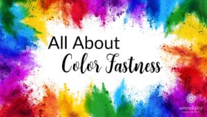 Read Ellen's blog post to learn all about color fastness in your needlepoint threads.