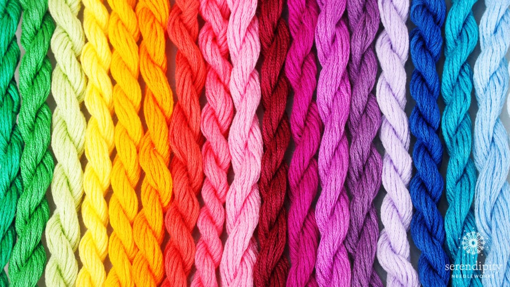 Threads and ribbons used on your needlepoint projects should be checked for color fastness if your finished project may come into contact with water or steam.